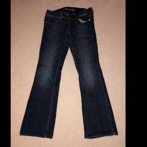 American Eagle Dark-Wash Boot Cut Jeans